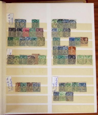 OBLITERATIONS DE PARIS 1850-1895, +400 timbres avec