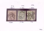 1840-80, Six stockcards with a selection of better values including Yvert numbers states below