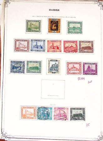 1920-1959, Collection surtout de timbres neufs * de