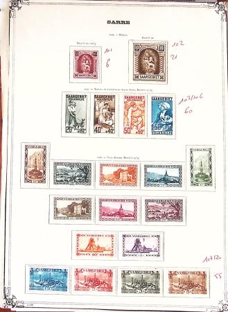 1920-1959, Collection surtout de timbres neufs * de