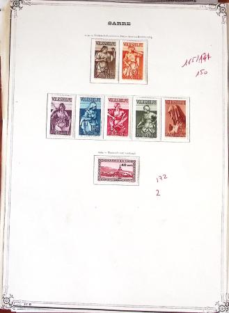 1920-1959, Collection surtout de timbres neufs * de