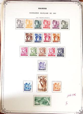1920-1959, Collection surtout de timbres neufs * de