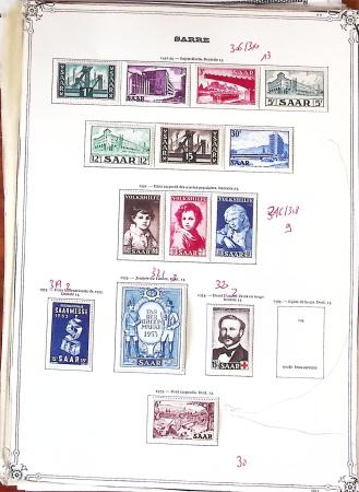 1920-1959, Collection surtout de timbres neufs * de