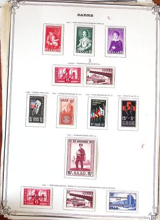 1920-1959, Collection surtout de timbres neufs * de