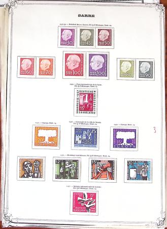 1920-1959, Collection surtout de timbres neufs * de