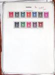 1920-1959, Collection surtout de timbres neufs * de