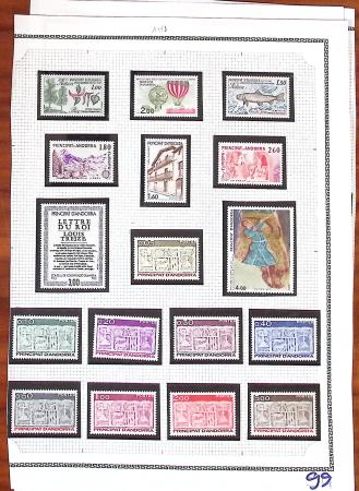 1920-1959, Collection surtout de timbres neufs * de
