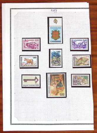 1920-1959, Collection surtout de timbres neufs * de