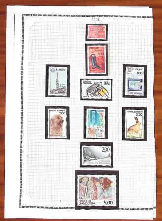 1920-1959, Collection surtout de timbres neufs * de