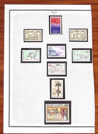 1920-1959, Collection surtout de timbres neufs * de