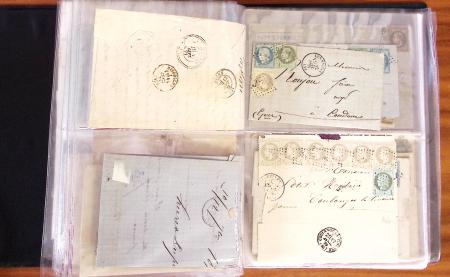 1820-1890, Petit ensemble de lettre accumulées depuis