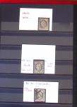 1849 Excellente collection sur le 20c NOIR avec