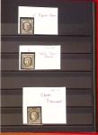 1849 Excellente collection sur le 20c NOIR avec