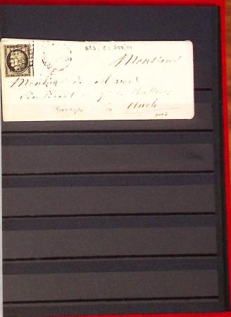 1849 Excellente collection sur le 20c NOIR avec