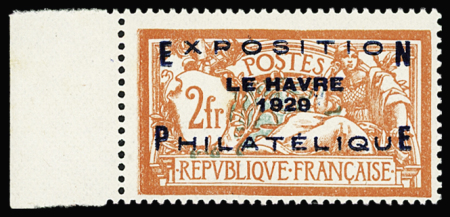 N°257A Exposition philatélique du Havre, bdf, **, TTB
