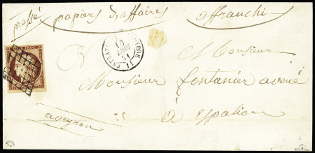 N°6 1F carmin OBL grille + T15 Entraygues-s-Truyèr