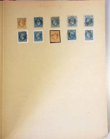 1860-71, Collection spécialisée sur les oblitérations