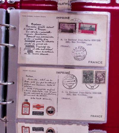 1951-1963, 126 Cartes publicitaires envoyées au médecins