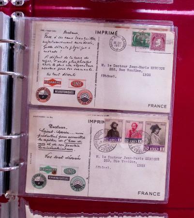 1951-1963, 126 Cartes publicitaires envoyées au médecins