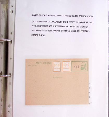 1913-1986, Un classeur d'exposition sur "Les vignettes