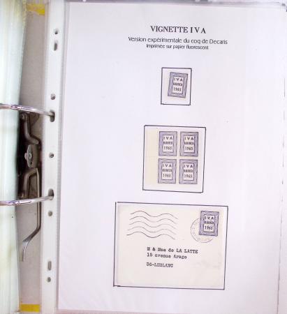 1913-1986, Un classeur d'exposition sur "Les vignettes