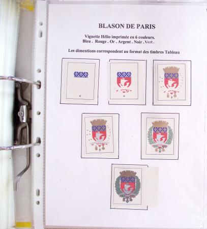 1913-1986, Un classeur d'exposition sur "Les vignettes
