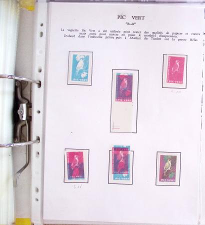 1913-1986, Un classeur d'exposition sur "Les vignettes