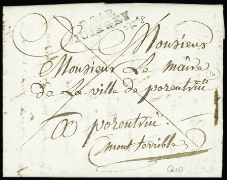 MP "P 24 P Quingey" (27 x 7,5mm - 1809) ind 16. TB