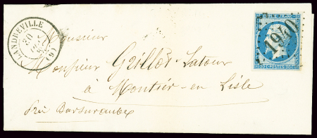 AUBE GC 1940 sur n°14 sur lettre avec CàD T15 de