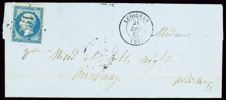GARD GC 1997 sur n°14 sur lettre avec CàD T15 de