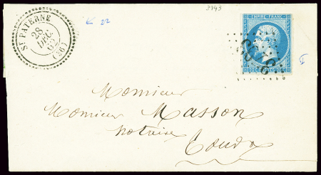 INDRE-ET-LOIRE GC 3793 sur n°14 sur fragment avec