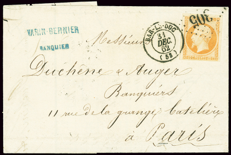 MEUSE GC 305 sur n°16 sur lettre avec CàD T15 de