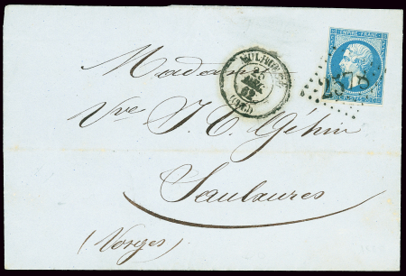 HAUT-RHIN GC 2578 sur n°13A sur lettre avec CàD T15