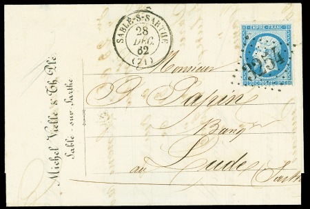 RHONE GC 4245 sur n°14 sur lettre avec CàD T15 de