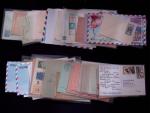 363 plis d'Océanie et Polynésie : entiers postaux toutes époques, Daguins, oblitérations classées par iles, poste aux armées, premiers vols, FDC et carte maximum. Bel ensemble à voir