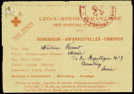 Message Croix-Rouge de Chambéry pour Madagascar avec censure égyptienne. TB