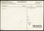 Entier carte postale avec illustration en couleurs "au profit des familles nécessiteuses du stalag VIIIA" (GUE K 11). TB
