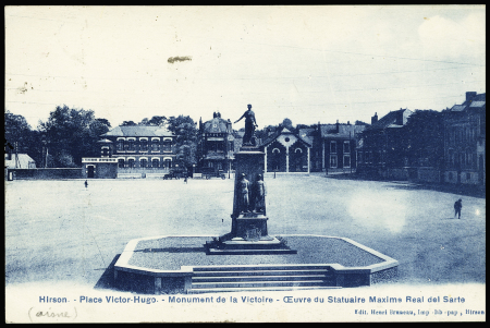 N°189 OBL "Hirson Aisne" (1930) + Daguin à gauche "Hirson 31 aout 1 sept 2e Gde foire exposition". TB