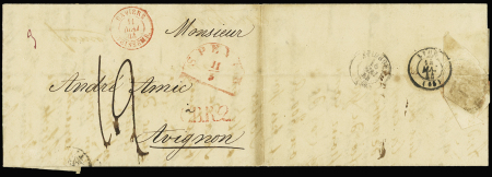 Lettre écrite le 11 mai 1844 à Spire (port sur le Rhin)