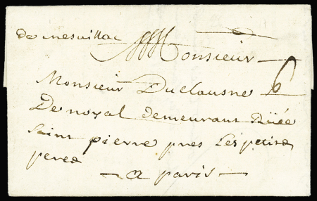 Muzillac : marque manuscrite "De Messill