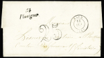 Pluvigner : lettre avec cursive "54 Pluv