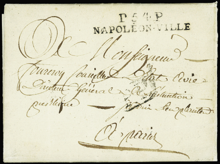 Lettre avec MP "P 54 P Napoléon - Ville"