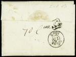 Lettre avec MP "P 54 P Napoléon - Ville"