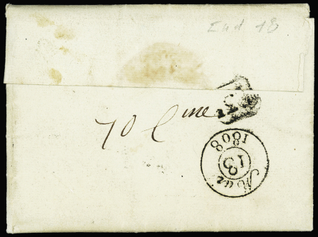 Lettre avec MP "P 54 P Napoléon - Ville"