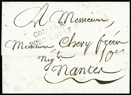 Lettre de Port au Prince pour Nantes ave