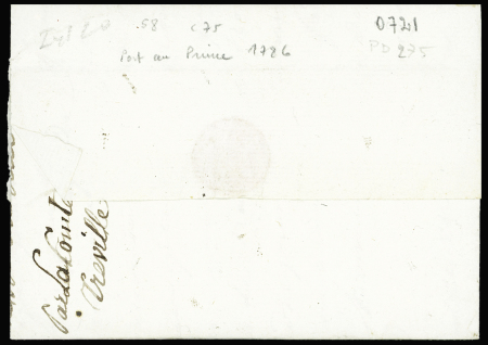 Lettre de Port au Prince pour Nantes ave