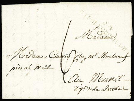 MP "54 Napoléonville" sur lettre (10 jui