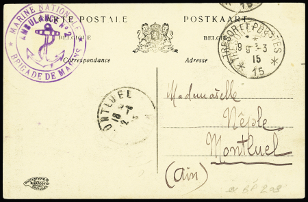 Carte postale de La Panne (Belgique) ave