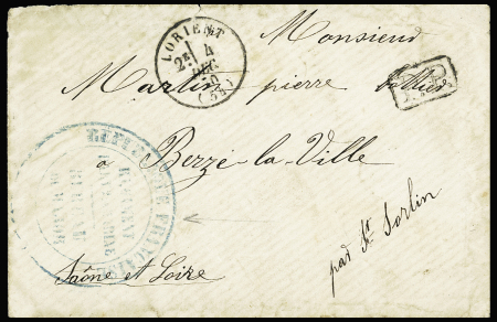 Lettre en franchise avec CAD T16 "Lorien