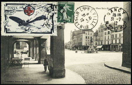 28/31.7.1912 - Nancy Lunéville - CP avec